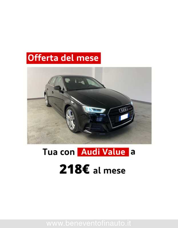 Audi A3 SPB 30 g-tron S tronic Admired da G. Benevento Finauto